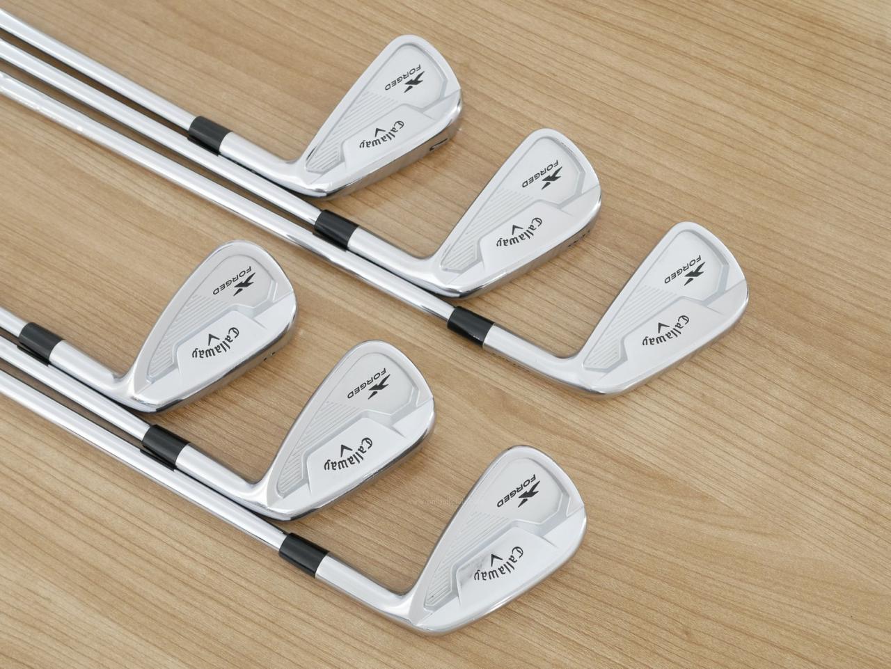 Iron set : Callaway : ชุดเหล็ก Callaway X Forged Star (ออกปี 2021) มีเหล็ก 5-Pw (6 ชิ้น) ก้านเหล็ก NS Pro Modus 105 Flex S