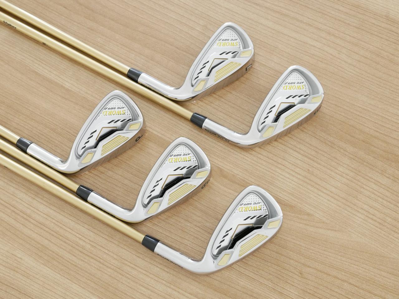 Iron set : Katana : ชุดเหล็ก Katana Sword ATC-589b (ปี 2017) มีเหล็ก 6-Pw (5 ชิ้น) ก้านกราไฟต์ Fujikura Speeder 589 Flex SR