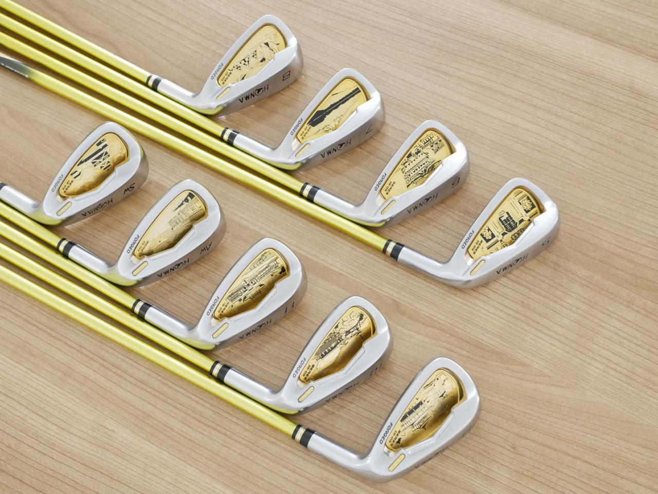 Iron set : Honma : **ก้าน 3 ดาว Limited** ชุดเหล็ก Honma Beres IS-03 Art Series (หน้าเด้ง Forged) มีเหล็ก 5-11,Aw,Sw (9 ชิ้น เทียบเท่า 4-Pw,Aw,Sw) ก้าน ARMRQ 8 (49) Flex R (3 ดาว)