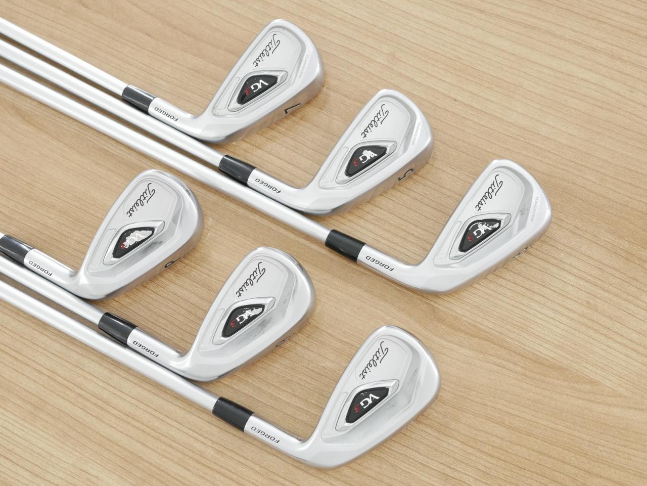 Iron set : Titleist : ชุดเหล็ก Titleist VG3 Forged (Japan Spec. นุ่มแน่น) มีเหล็ก 5-Pw (6 ชิ้น) ก้านกราไฟต์ Mitsubishi Rayon VGI Flex S