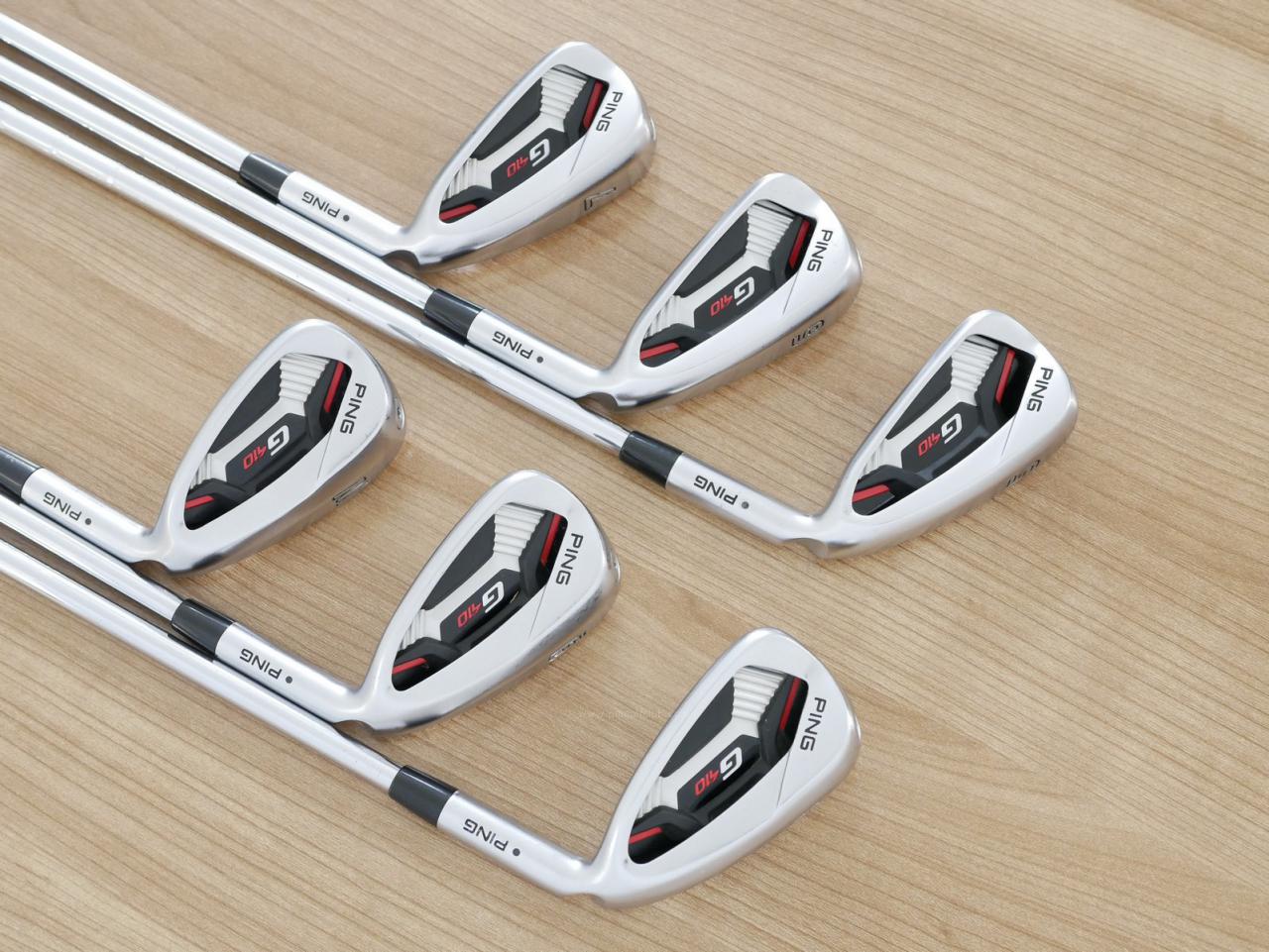 Iron set : Ping : ชุดเหล็ก Ping G410 (รุ่นปี 2019 Japan Spec. ใบใหญ่ ง่าย ไกล) มีเหล็ก 5-Pw (6 ชิ้น) ก้านเหล็ก NS Pro Modus 105 Flex S