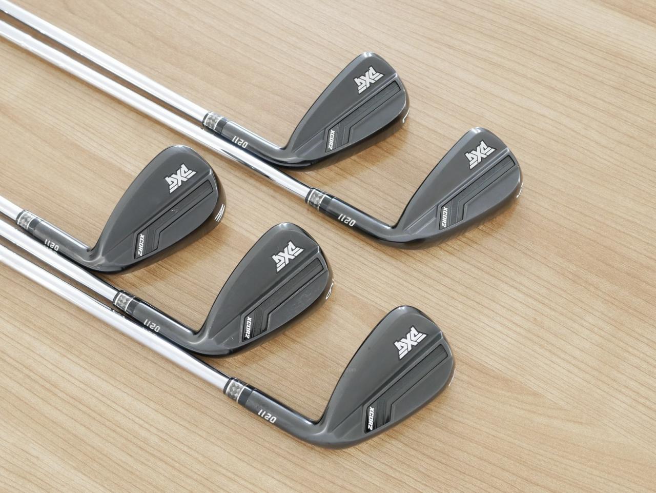 Iron set : PXG : ชุดเหล็ก PXG 0211 XCOR 2 Xtreme Dark (รุ่นปี 2023 หน้าเด้ง ตีไกลมากๆ) มีเหล็ก 6-Pw (5 ชิ้น) ก้านเหล็ก Shimada K'S Tour Lite Flex R
