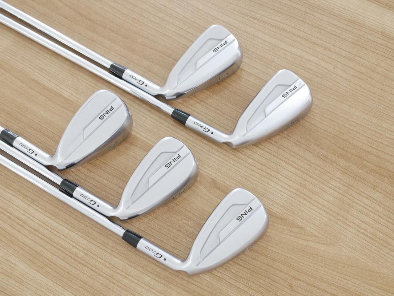 Iron set : Ping : ชุดเหล็ก Ping G700 (ปี 2019 Japan Spec. ใบใหญ่ ง่ายที่สุด ไกลที่สุดของ Ping) มีเหล็ก 6-Pw (5 ชิ้น) ก้านเหล็ก NS Pro ZELOS 6 Flex R