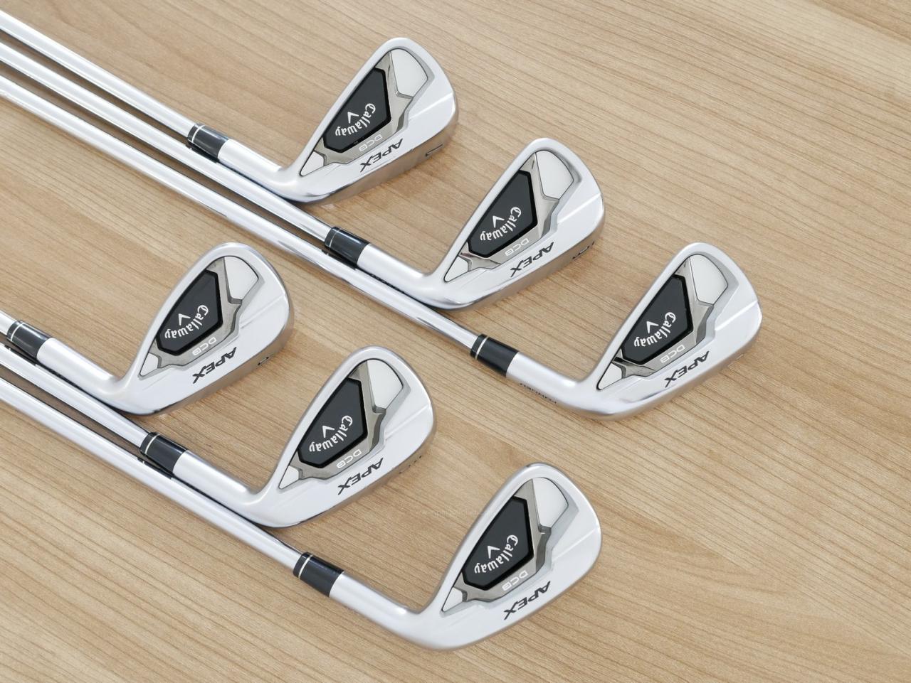 Iron set : Callaway : ชุดเหล็ก Callaway APEX DCB Forged (ปี 2022) มีเหล็ก 5-Pw (6 ชิ้น) ก้านเหล็ก NS Pro ZELOS 7 Flex S