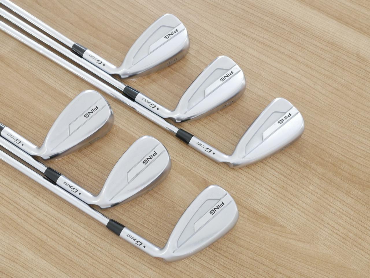 Iron set : Ping : ชุดเหล็ก Ping G700 (ปี 2019 Japan Spec. ใบใหญ่ ง่ายที่สุด ไกลที่สุดของ Ping) มีเหล็ก 6-Pw,Aw (6 ชิ้น) ก้านเหล็ก NS Pro ZELOS 6 Flex R