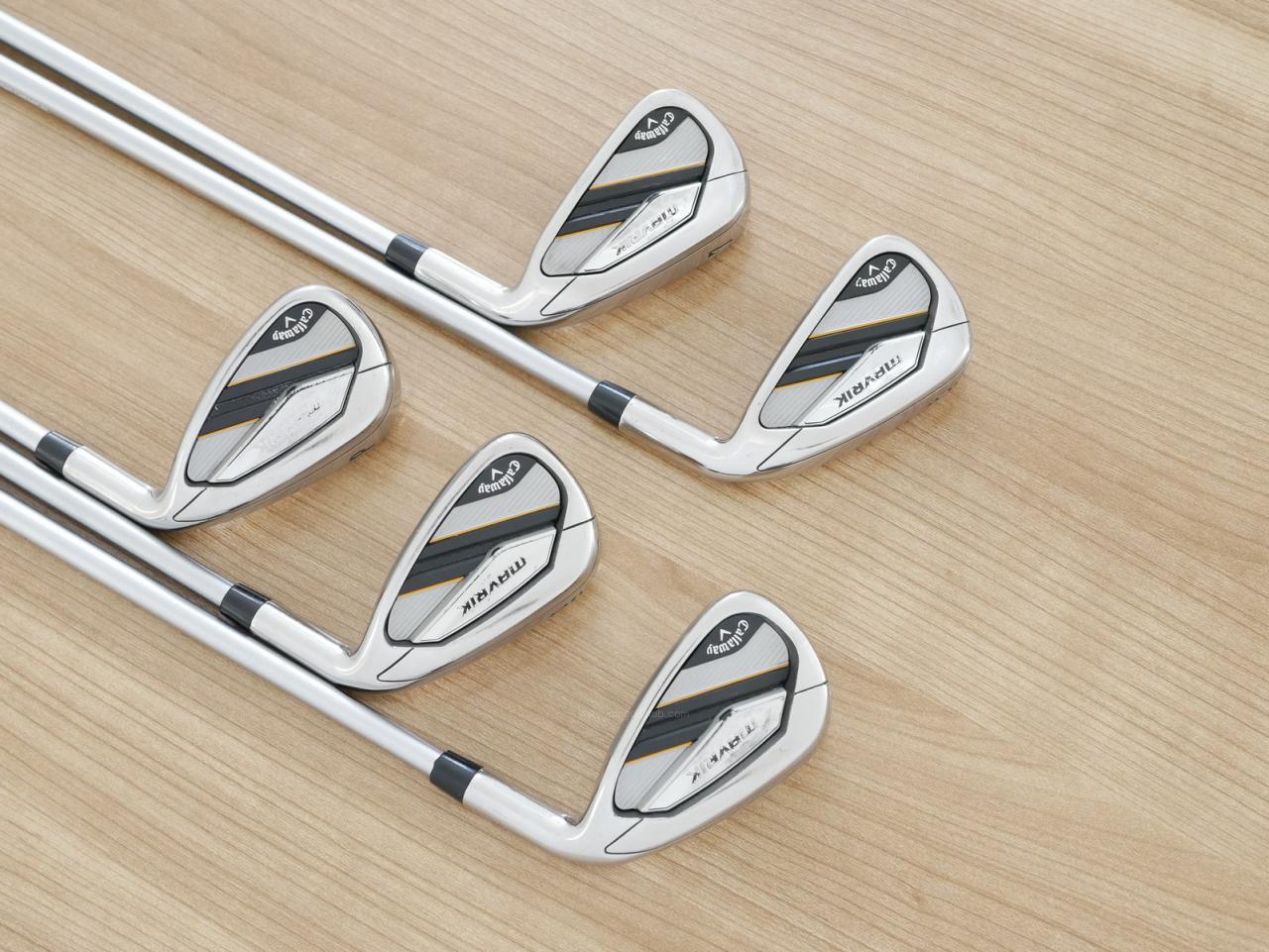 Iron set : Callaway : ชุดเหล็ก Callaway Mavrik (ปี 2020 ตีง่าย ไกลมากๆ) มีเหล็ก 6-Pw (5 ชิ้น) ก้านกราไฟต์ Mitsubishi Diamana 50 Flex S