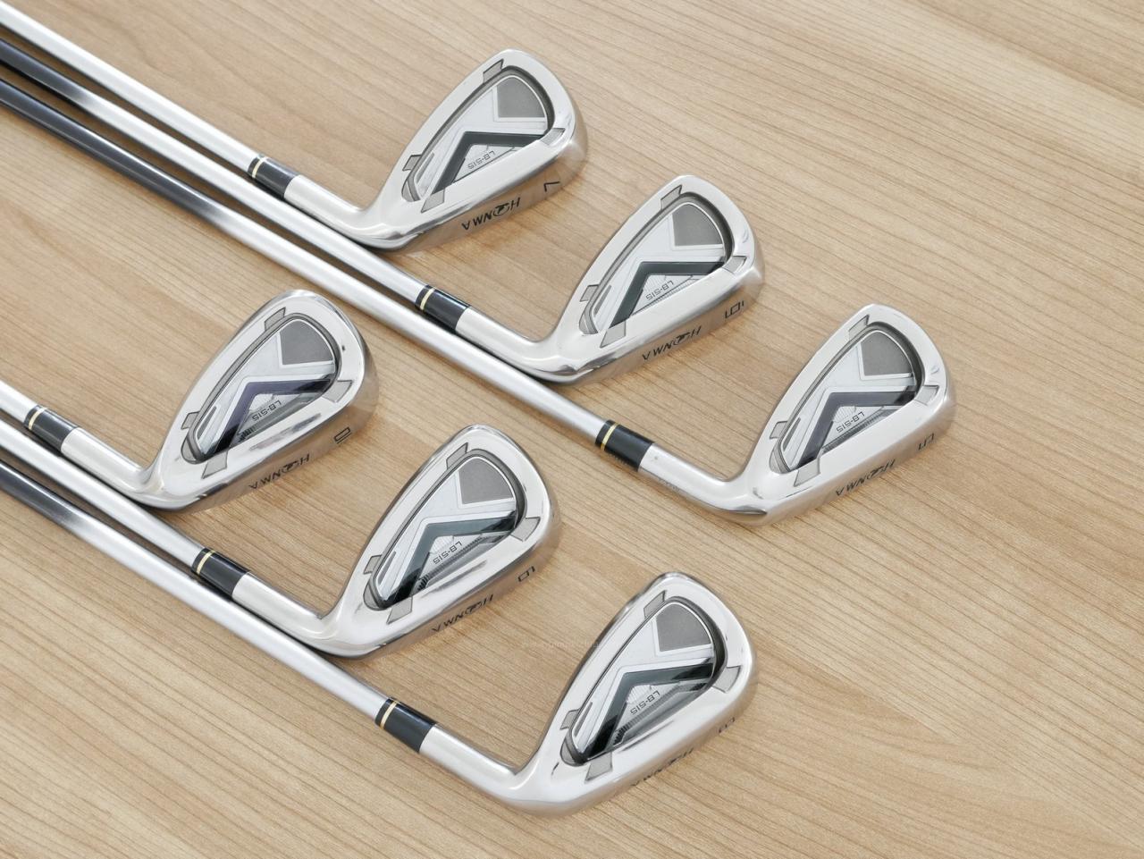 Iron set : Honma : ชุดเหล็ก Honma LB-515 (ใบใหญ่มาก หน้าเด้ง ตีง่ายมาก) มีเหล็ก 5-10 (6 ชิ้น) ก้านกราไฟต์ LB-1000 Flex SR