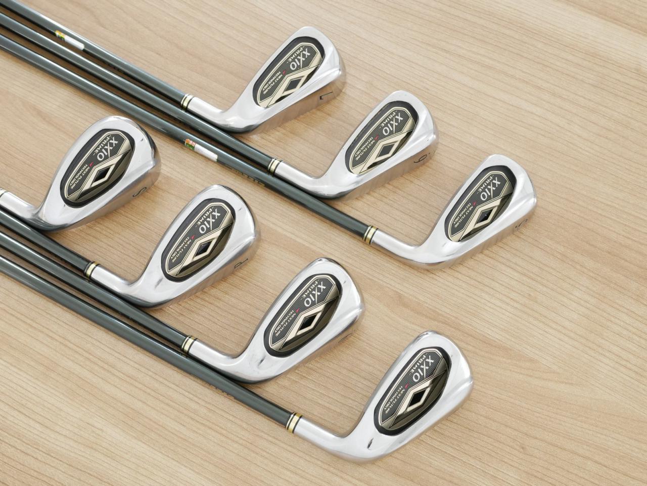 Iron set : XXIO : ชุดเหล็ก XXIO Prime 7 (รุ่นท๊อปสุด ตีง่าย ไกล) มีเหล็ก 5-Pw,Sw (7 ชิ้น) ก้านกราไฟต์ SP-700 Flex R
