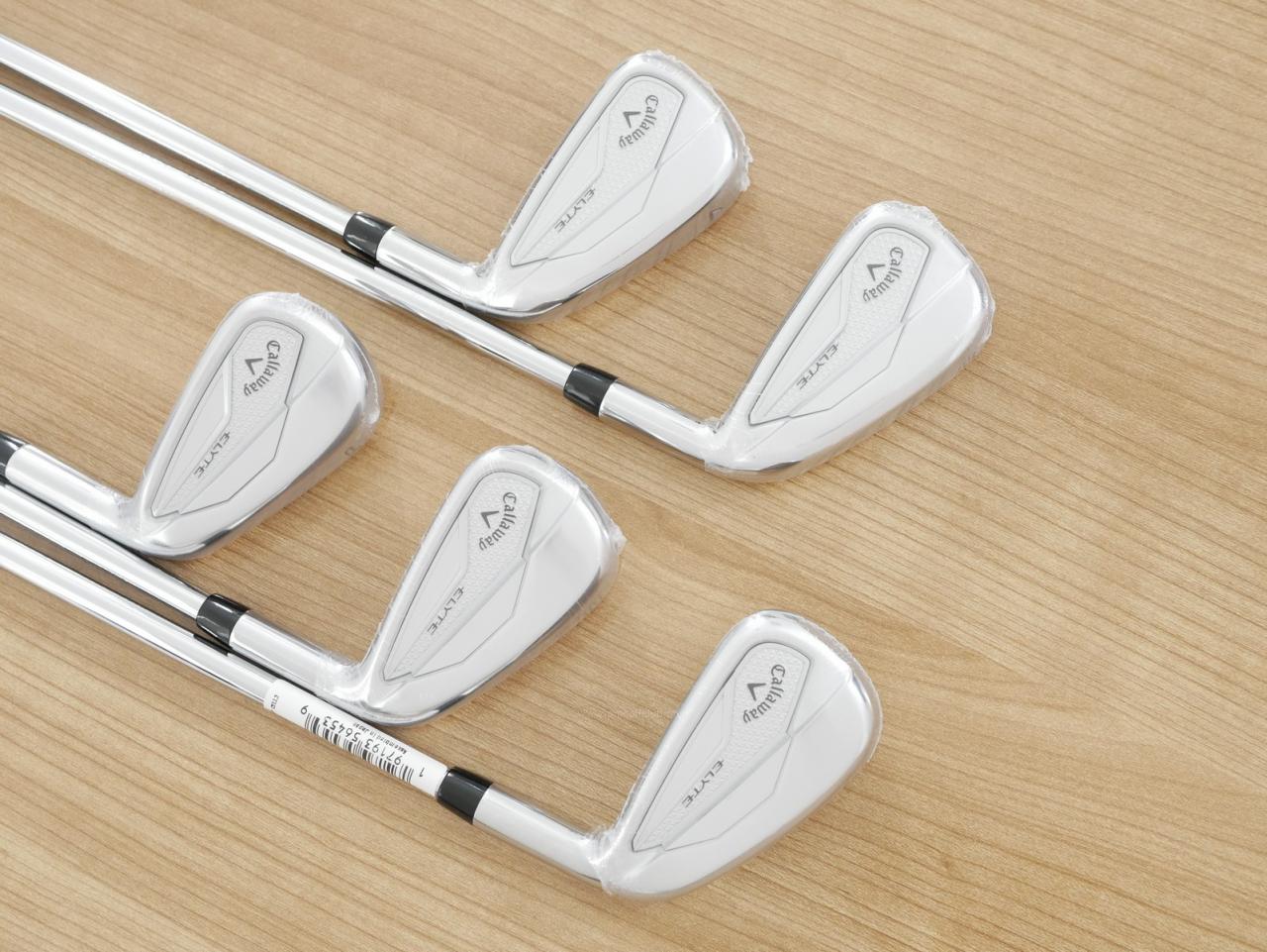 Iron set : Callaway : **ของใหม่ ยังไม่แกะพลาสติก** ชุดเหล็ก Callaway ELYTE (ออกปี 2025 ตีง่ายมาก ไกล Japan Spec.) มีเหล็ก 6-Pw (5 ชิ้น) ก้านเหล็ก NS Pro 950 NEO Flex R