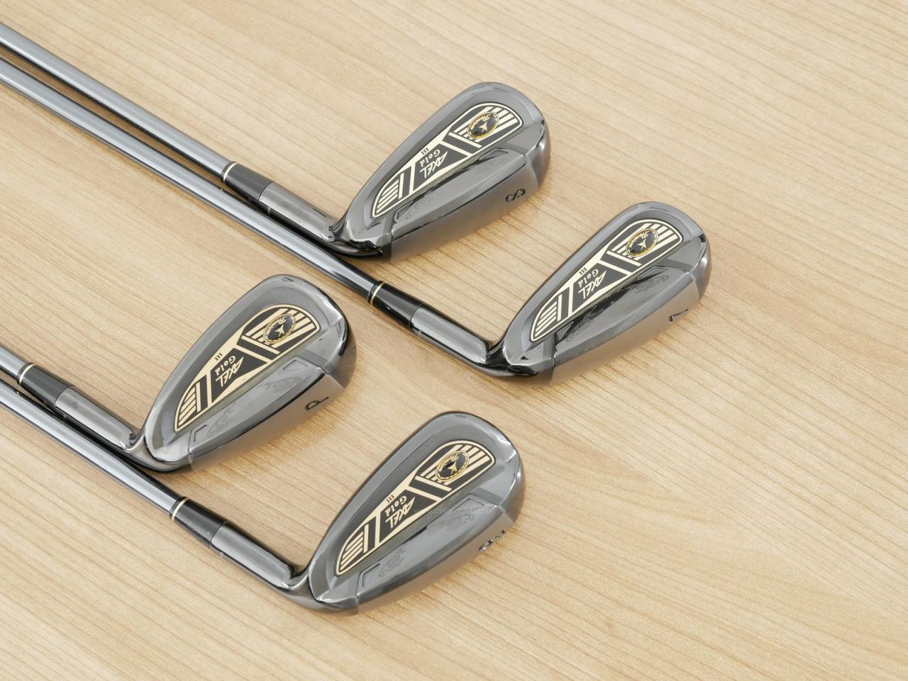 Iron set : Tsuruya : ชุดเหล็ก Tsuruya AXEL Gold Premium III (ออกปี 2019 ของใหม่ 6 หมื่นกว่าบาท หน้าเด้งสุดๆ ไกลสุดๆๆ) มีเหล็ก 7-Pw (4 ชิ้น) ก้านกราไฟต์ Flex R