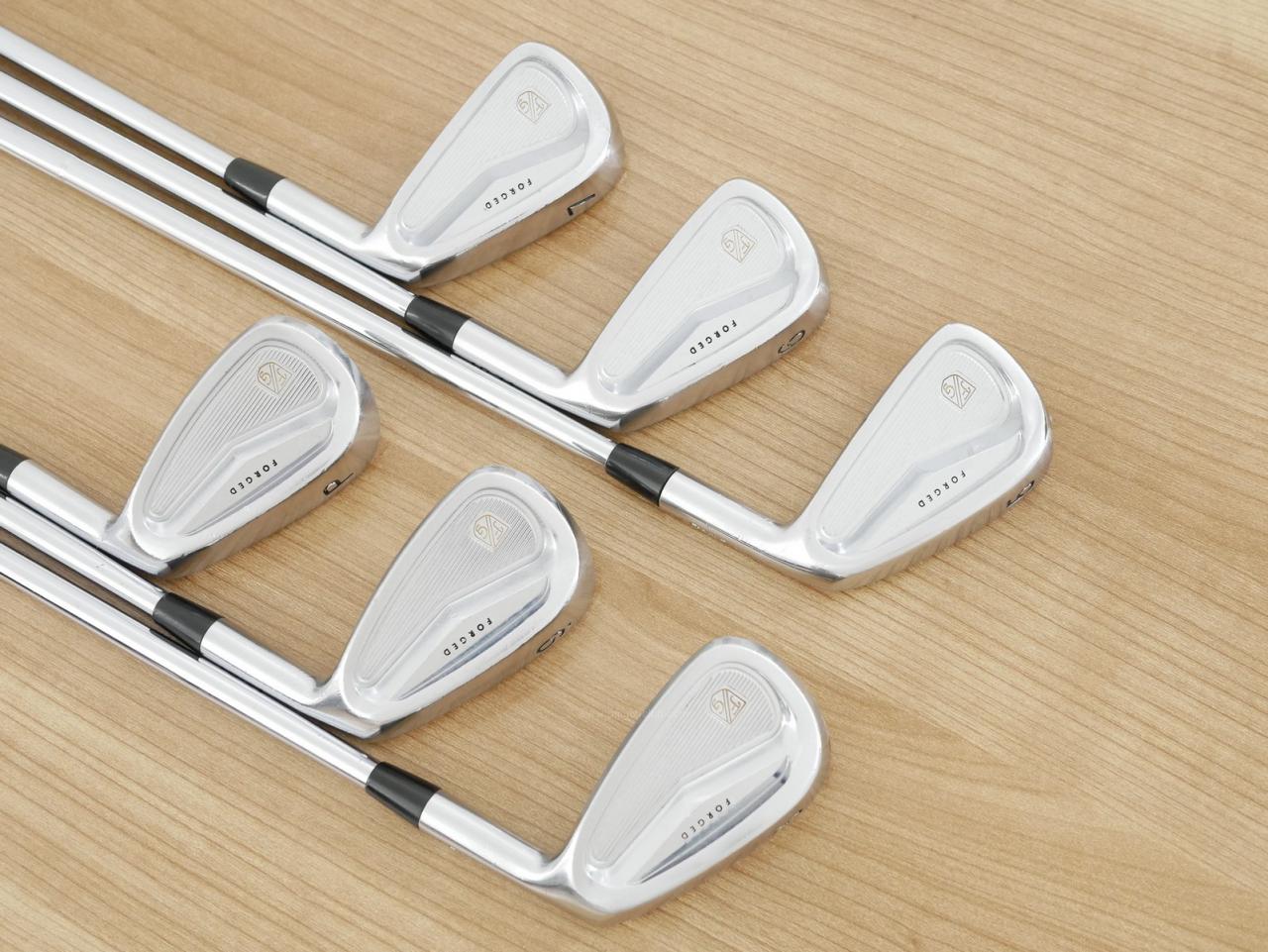 Iron set : Other Brand : **มีตำหนิ** ชุดเหล็ก Fujimoto FG FK-01 Forged (นุ่ม แน่นมากๆๆ หายาก High End สุดๆ) มีเหล็ก 5-Pw (6 ชิ้น) ก้านเหล็ก Dynamic Gold 120 S200