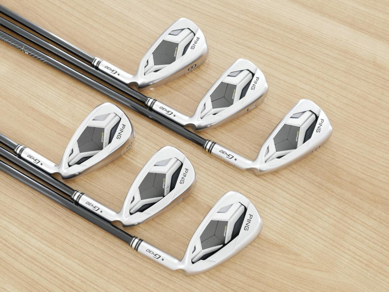 Iron set : Ping : ชุดเหล็ก Ping G430 (ออกปี 2023 Japan Spec. ใบใหญ่ ง่าย ไกล) มีเหล็ก 6-W,45 (6 ชิ้น) ก้านกราไฟต์ Ping ALTA J CB Flex R