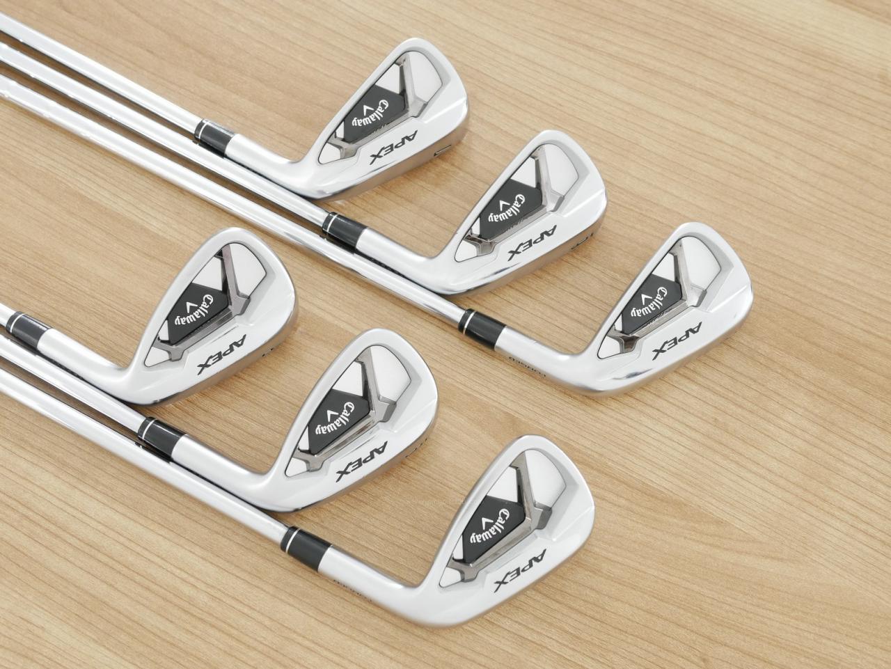 Iron set : Callaway : ชุดเหล็ก Callaway APEX Forged (รุ่นปี 2022) มีเหล็ก 5-Pw (6 ชิ้น) ก้านเหล็ก NS Pro Modus 105 Flex S
