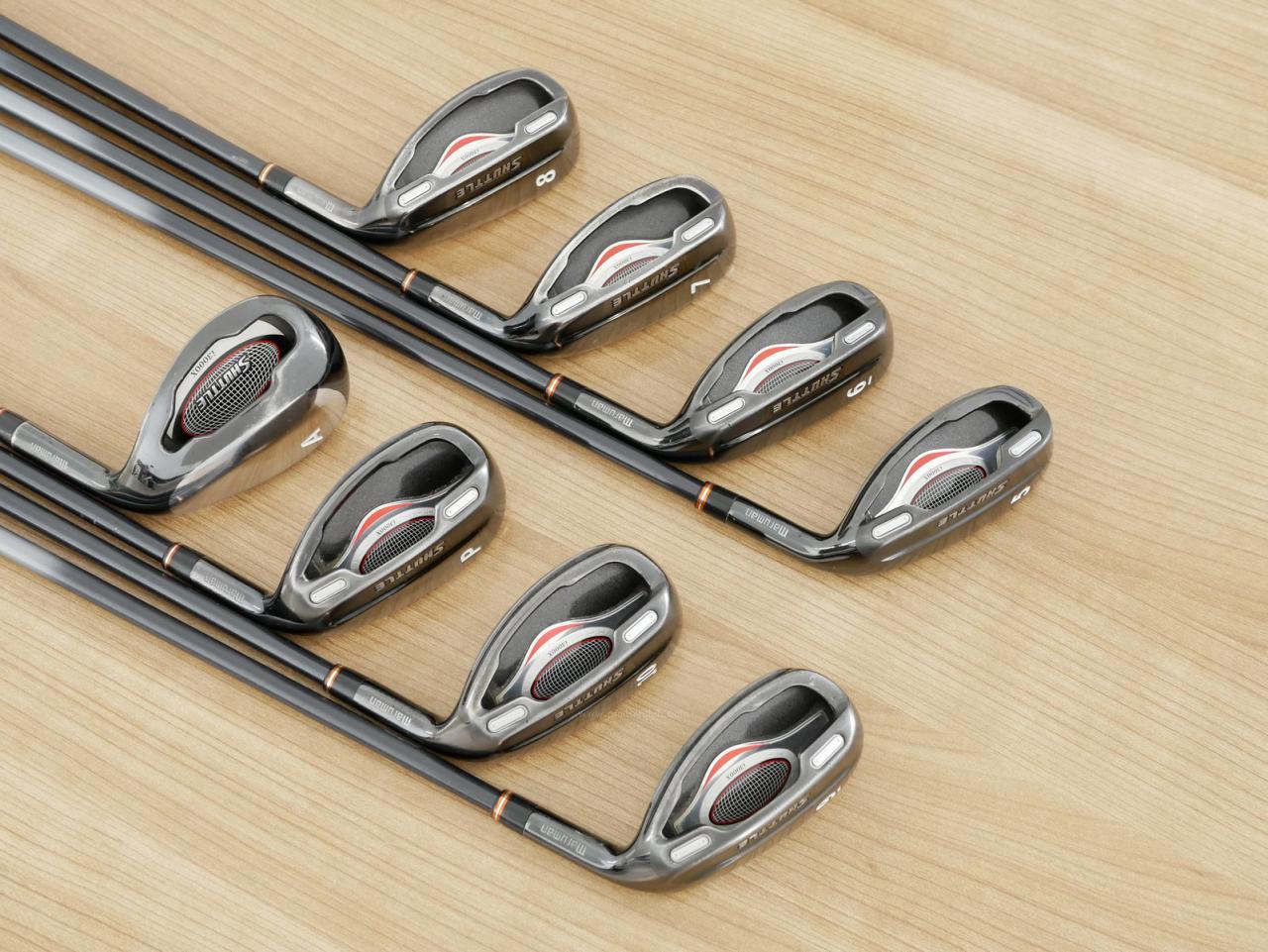 Iron set : Maruman : ชุดเหล็กกระเทย Maruman Shuttle i3000x (ตีง่ายสุดๆ) มีเหล็ก 5-10,Pw,Aw (8 ชิ้น เทียบเท่า 4-Pw,Aw) ก้านกราไฟต์ Flex SR