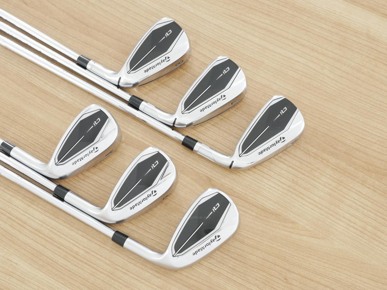 Iron set : Taylormade : ชุดเหล็ก Taylormade Qi (รุ่นล่าสุด ออกปี 2024 Japan Spec.) มีเหล็ก 6-Pw,Aw (6 ชิ้น) ก้านเหล็ก NS Pro 910GH Flex S