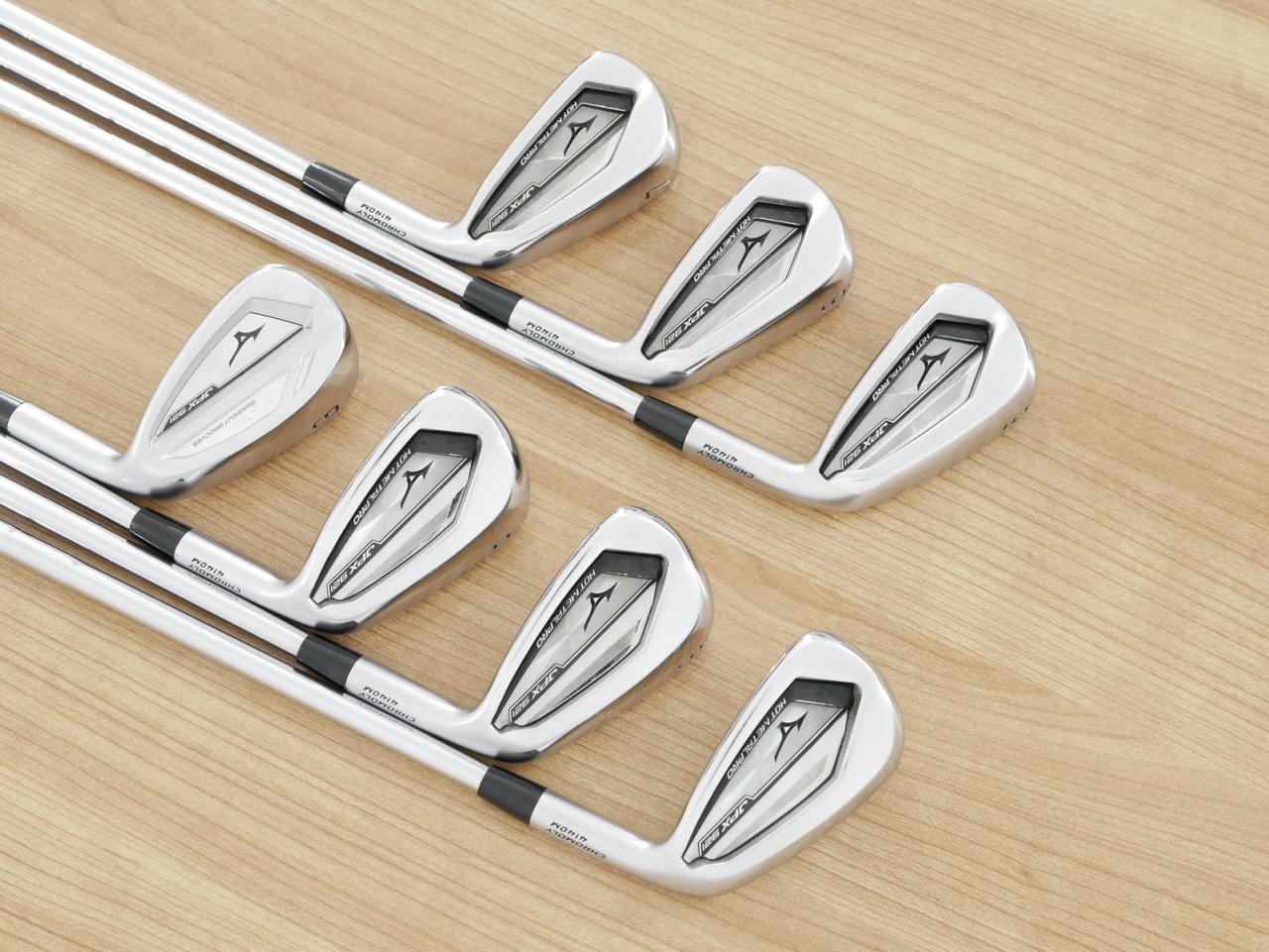 Iron set : Mizuno : ชุดเหล็ก Mizuno JPX 921 Hot Metal Pro (ออกปี 2021 ตัวท๊อป นุ่ม แน่น ไกล) มีเหล็ก 5-Pw,Aw (7 ชิ้น) ก้านเหล็ก NS Pro 950 NEO Flex S