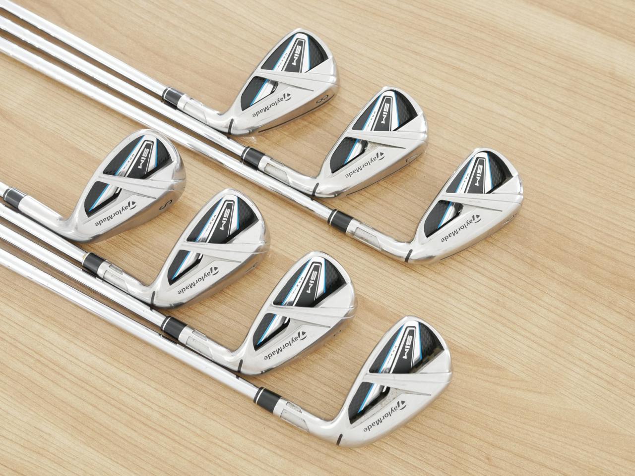 Iron set : Taylormade : ชุดเหล็ก Taylormade SIM MAX (ออกปี 2020 Japan Spec.) มีเหล็ก 6-Pw,Aw,Sw (7 ชิ้น) ก้านเหล็ก KBS Max 85 Flex S