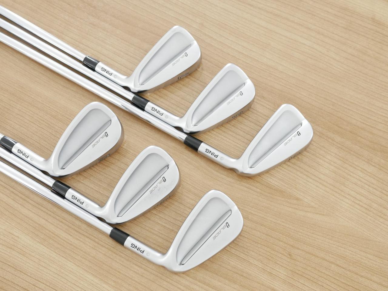 Iron set : Ping : ชุดเหล็ก Ping iBlade (ปี 2018) มีเหล็ก 5-Pw (6 ชิ้น) ก้านเหล็ก NS Pro Modus 120 Flex S