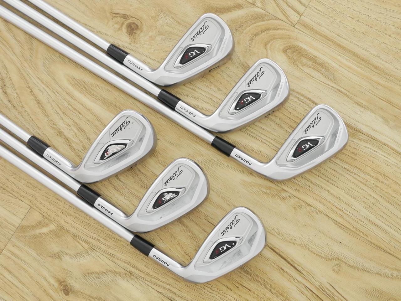 Iron set : Titleist : ชุดเหล็ก Titleist VG3 Forged (ปี 2017 Japan Spec. นุ่มแน่น) มีเหล็ก 5-Pw (6 ชิ้น) ก้านกราไฟต์ Mitsubishi Rayon VGI Flex S