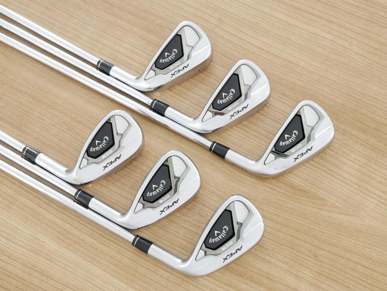Iron set : Callaway : ชุดเหล็ก Callaway APEX DCB Forged (ปี 2022) มีเหล็ก 5-Pw (6 ชิ้น) ก้านเหล็ก NS Pro ZELOS 7 Flex S