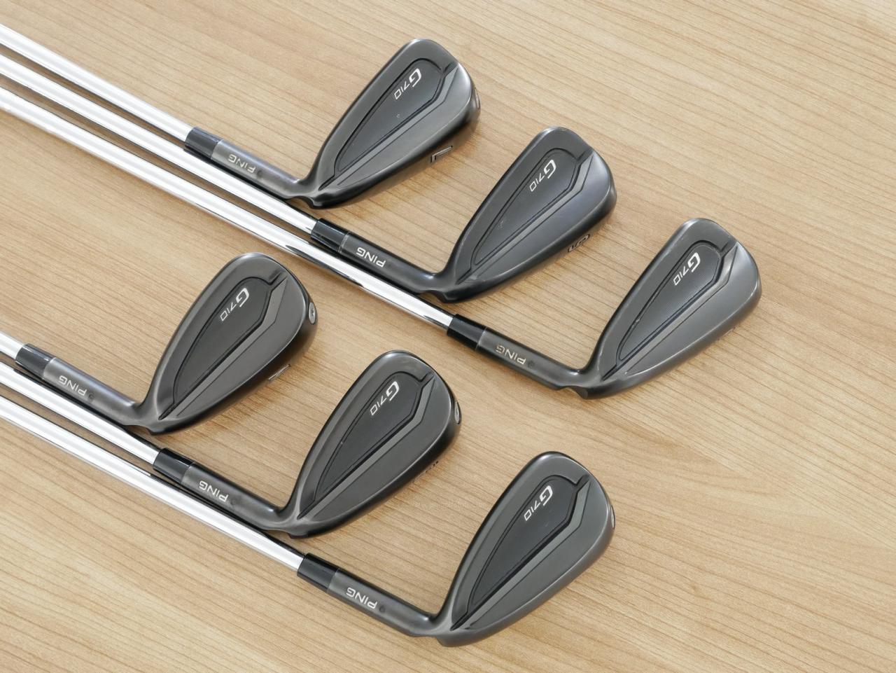 Iron set : Ping : ชุดเหล็ก Ping G710 (ปี 2021 Japan Spec. ใบใหญ่ ง่ายที่สุด ไกลที่สุดของ Ping) มีเหล็ก 5-Pw (6 ชิ้น) ก้านเหล็ก NS Pro 950 NEO Flex S