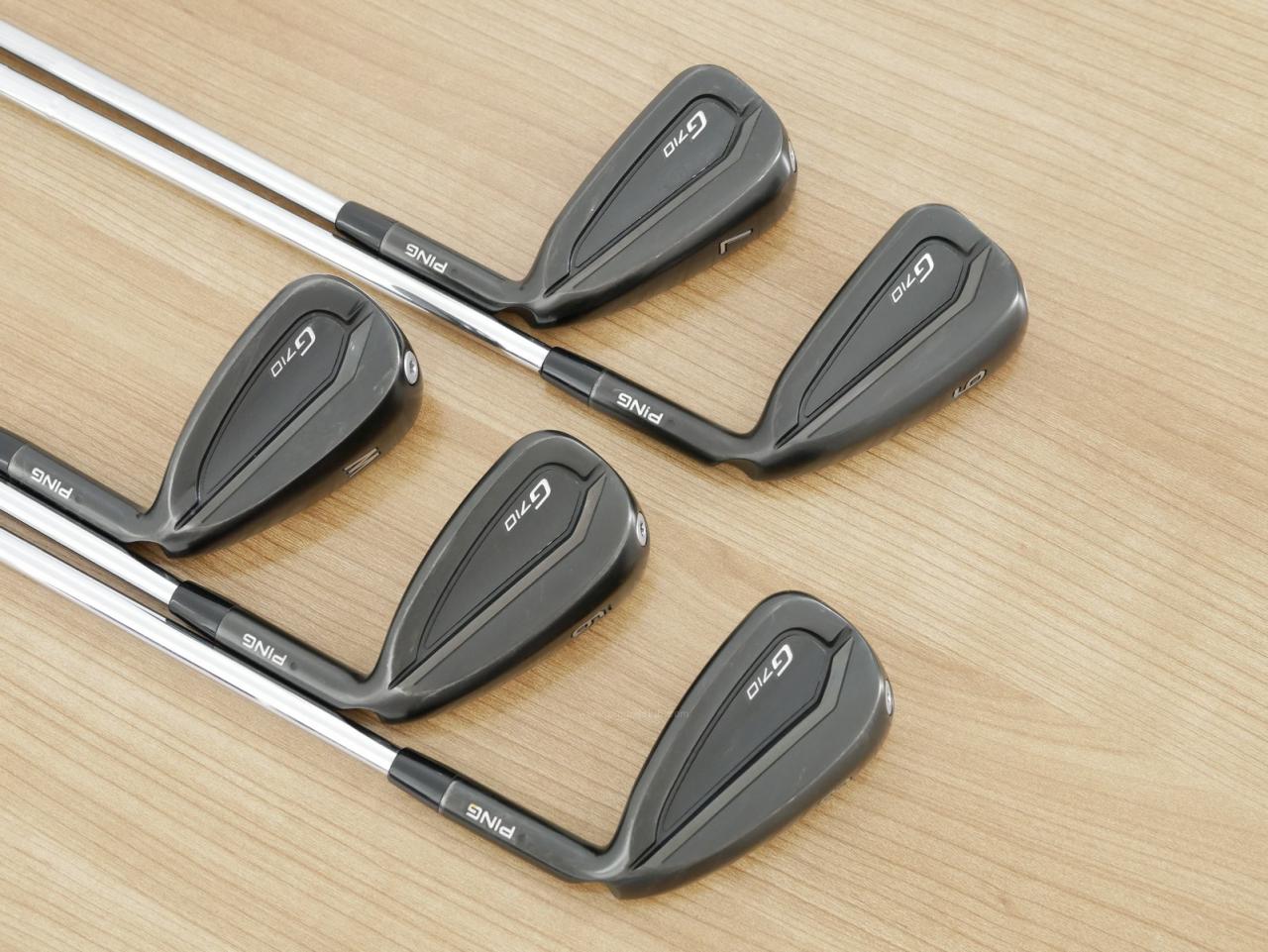 Iron set : Ping : ชุดเหล็ก Ping G710 (รุ่นปี 2021 Japan Spec. ใบใหญ่ ง่ายที่สุด ไกลที่สุดของ Ping) มีเหล็ก 6-Pw (5 ชิ้น) ก้านเหล็ก NS Pro 950 NEO Flex S