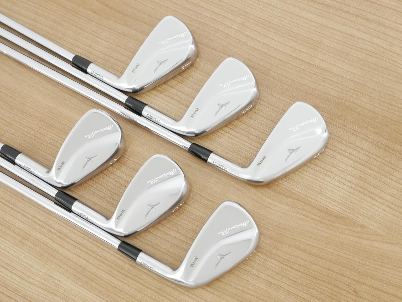 Iron set : Mizuno : ชุดเหล็ก Mizuno Pro 245 Forged (ปี 2024 นุ่ม แน่น ระยะดี) มีเหล็ก 5-Pw (6 ชิ้น) ก้านเหล็ก NS Pro 950 NEO Flex R