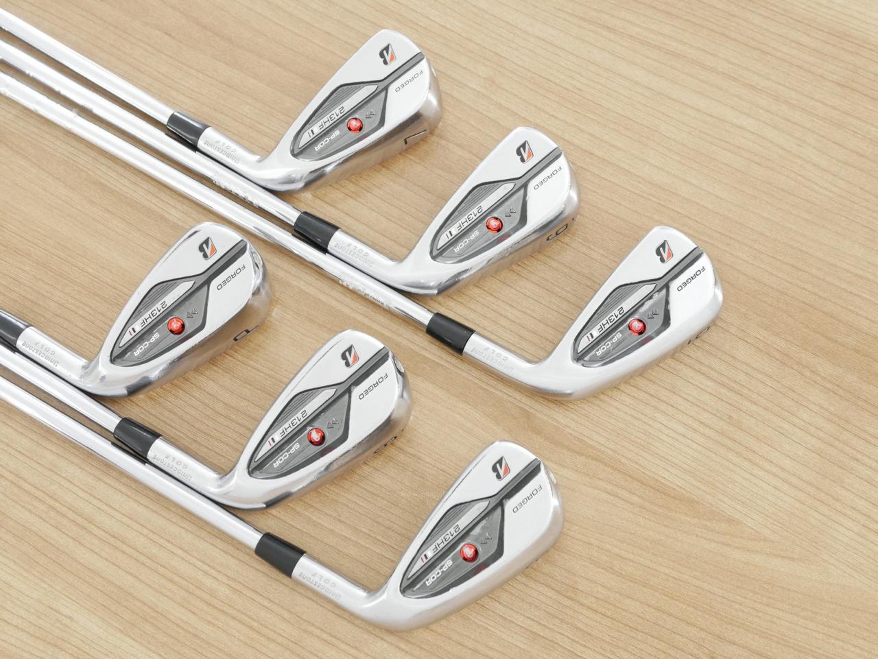 Iron set : Bridgestone : ชุดเหล็ก Bridgestone 213HF SP-COR Forged มีเหล็ก 5-Pw (6 ชิ้น) ก้านเหล็ก NS Pro 850 NEO Flex S