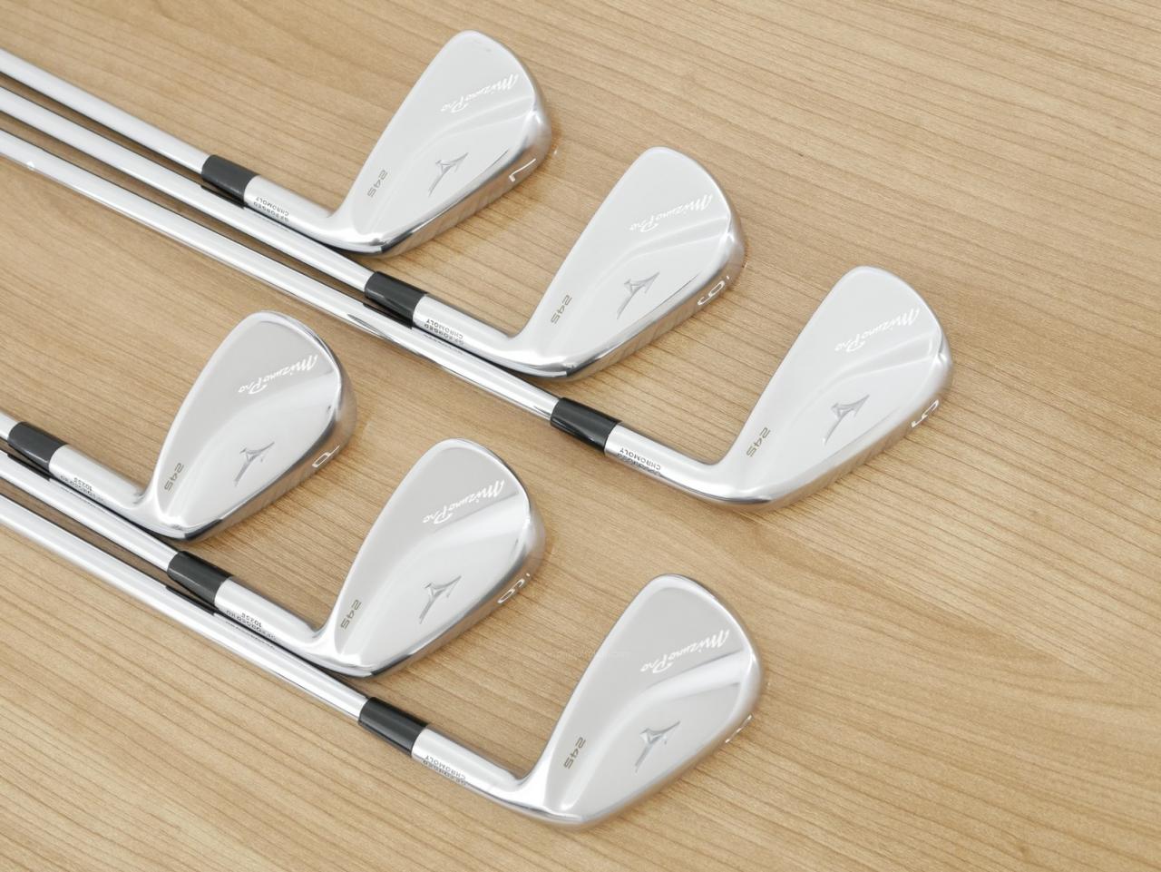 Iron set : Mizuno : ชุดเหล็ก Mizuno Pro 245 Forged (ปี 2024 นุ่ม แน่น ระยะดี) มีเหล็ก 5-Pw (6 ชิ้น) ก้านเหล็ก NS Pro 950 NEO Flex R