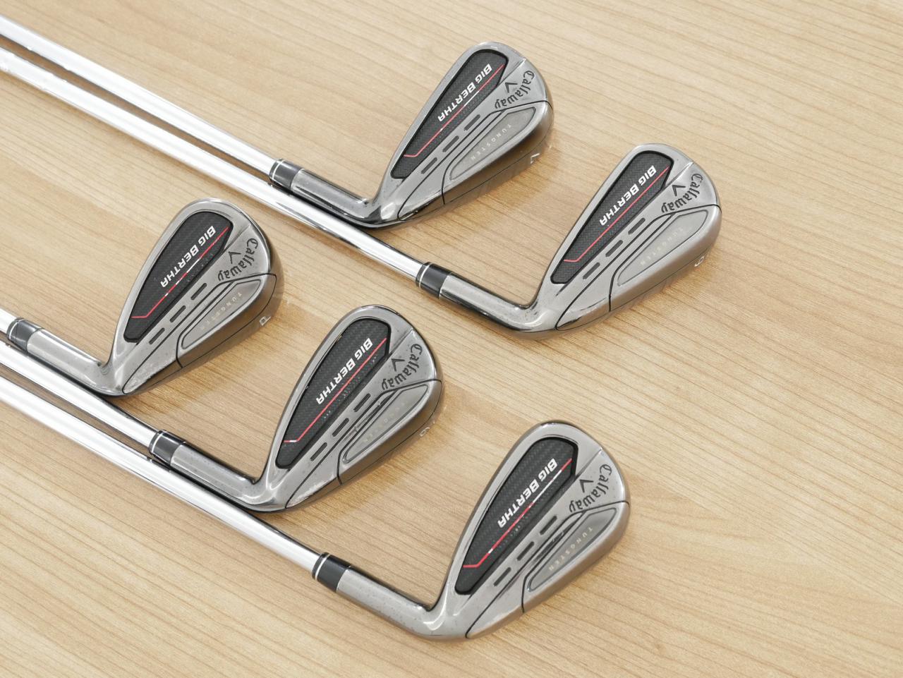 Iron set : Callaway : ชุดเหล็ก Callaway Big Bertha (ออกปี 2023 ตีง่ายที่สุดของ Callaway) มีเหล็ก 6-Pw (5 ชิ้น) ก้านเหล็ก NS Pro 950 Neo Flex S