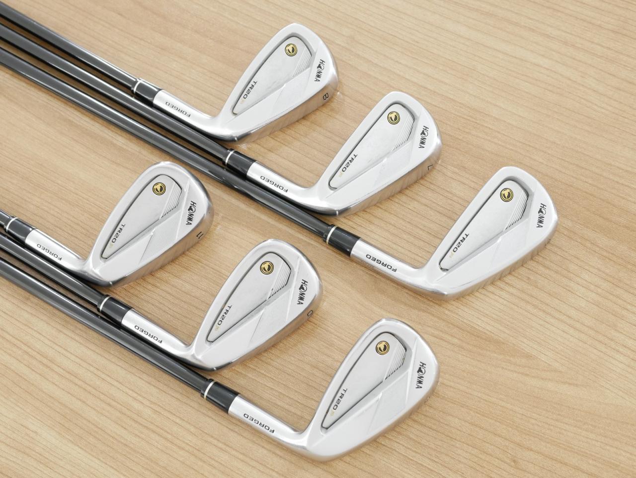 Iron set : Honma : ชุดเหล็ก Honma Tour World TR20P (ออกปี 2020) มีเหล็ก 6-11 (6 ชิ้น) ก้านกราไฟต์ Honma Vizard TR20-65 Flex S