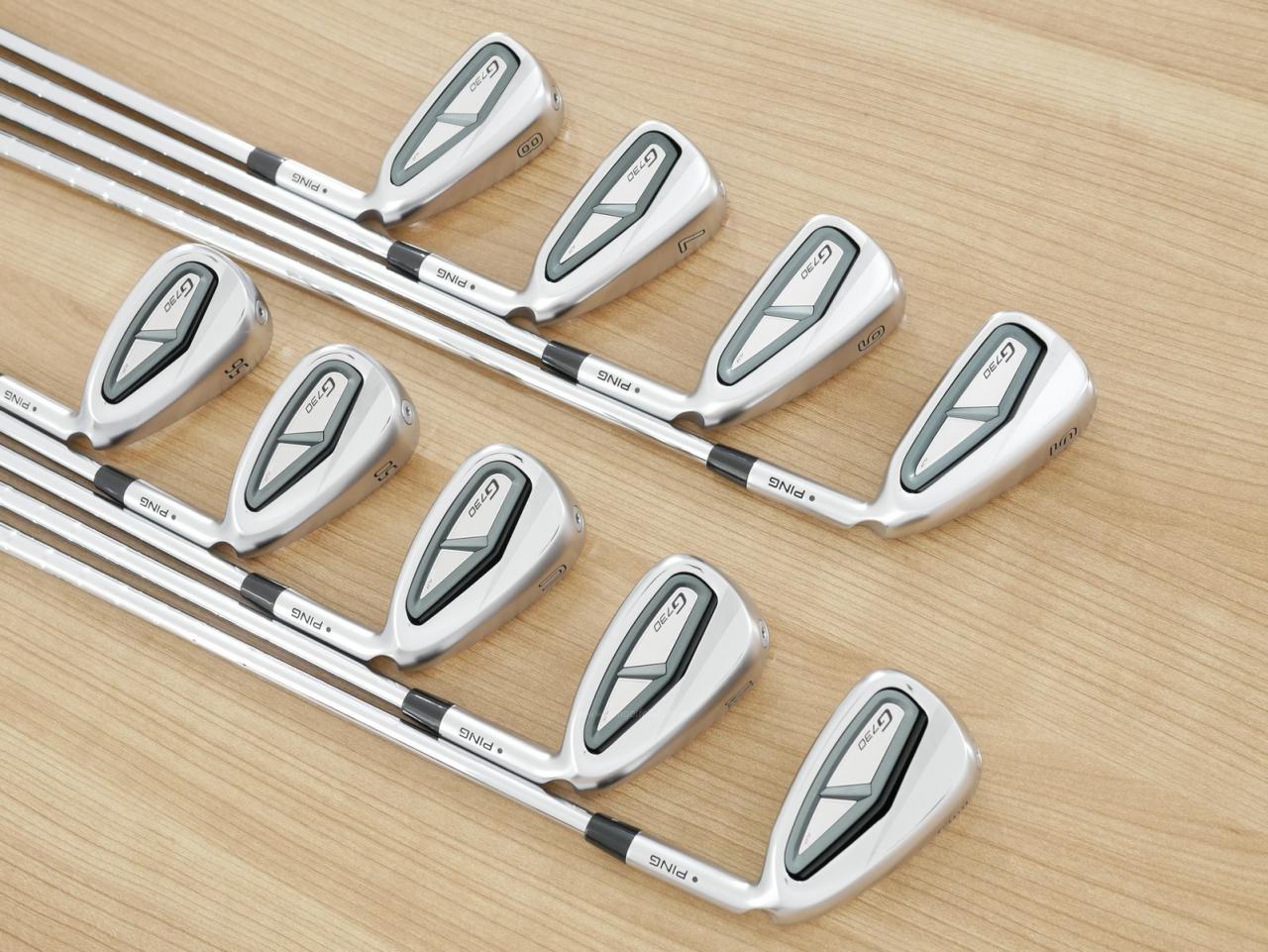 Iron set : Ping : ชุดเหล็ก Ping G730 (รุ่นล่าสุด ปี 2024 Japan Spec. ใบใหญ่ ง่ายที่สุด ไกลที่สุดของ Ping) มีเหล็ก 5-Pw,Aw,50,56 (9 ชิ้น) ก้านเหล็ก NS Pro 750 NEO Flex S