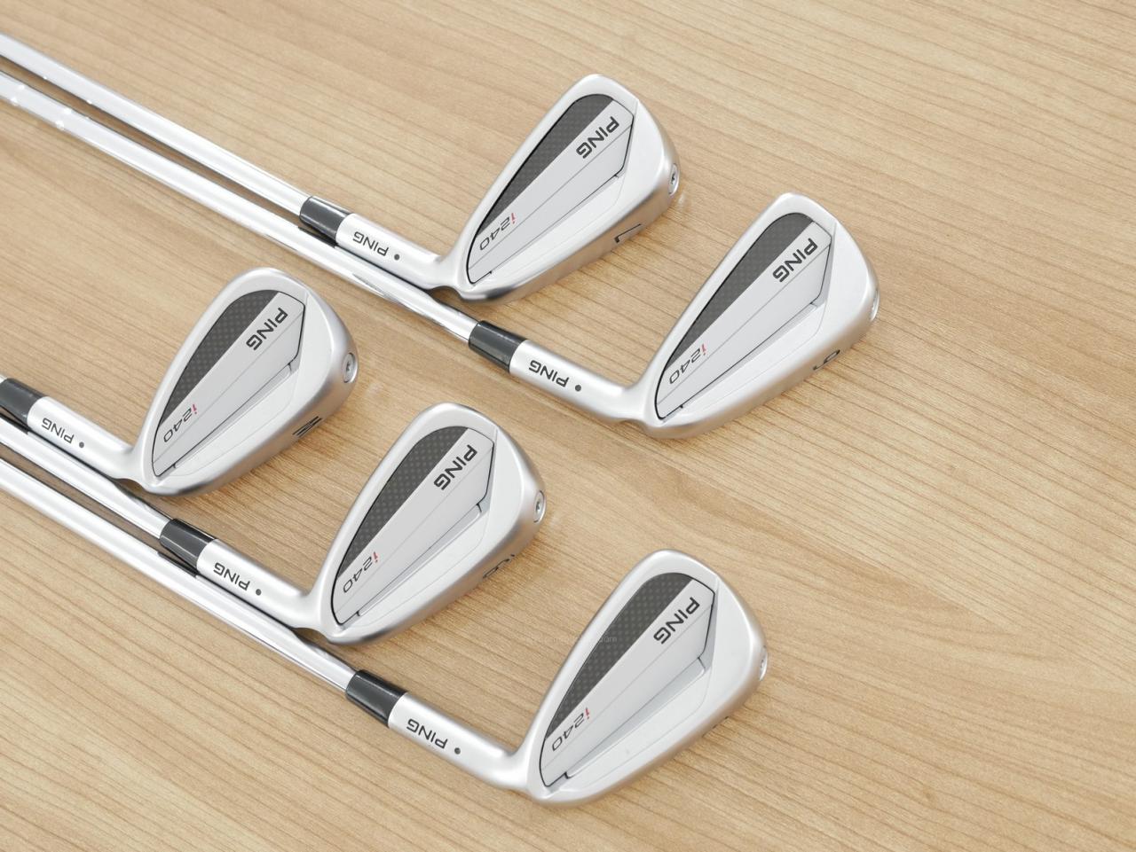 Iron set : Ping : ชุดเหล็ก Ping i240 (รุ่นล่าสุด ออกปี 2025) มีเหล็ก 6-Pw (5 ชิ้น) ก้านเหล็ก NS Pro Modus 105 Flex S