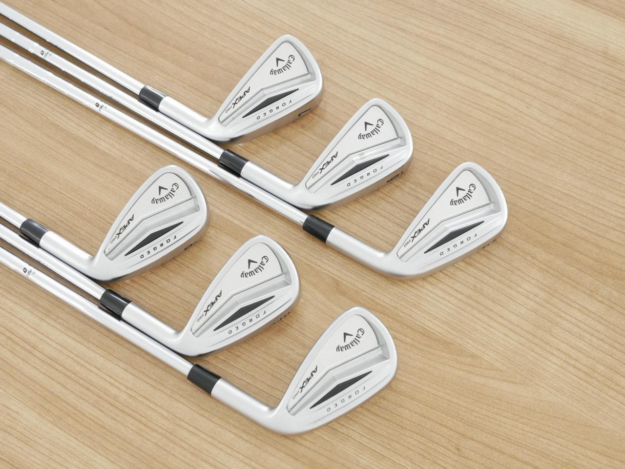 Iron set : Callaway : ชุดเหล็ก Callaway APEX Pro Forged มีเหล็ก 5-Pw (6 ชิ้น) ก้านเหล็ก Memphis 10 Flex SR