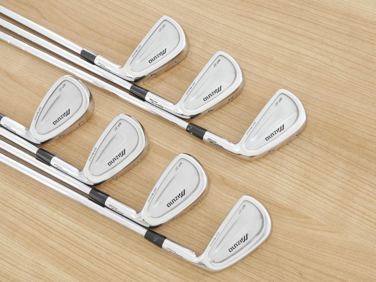 Iron set : Mizuno : ชุดเหล็ก Mizuno MP-57 (Forged) มีเหล็ก 4-Pw (7 ชิ้น) ก้านเหล็ก NS Pro 950 Flex SR