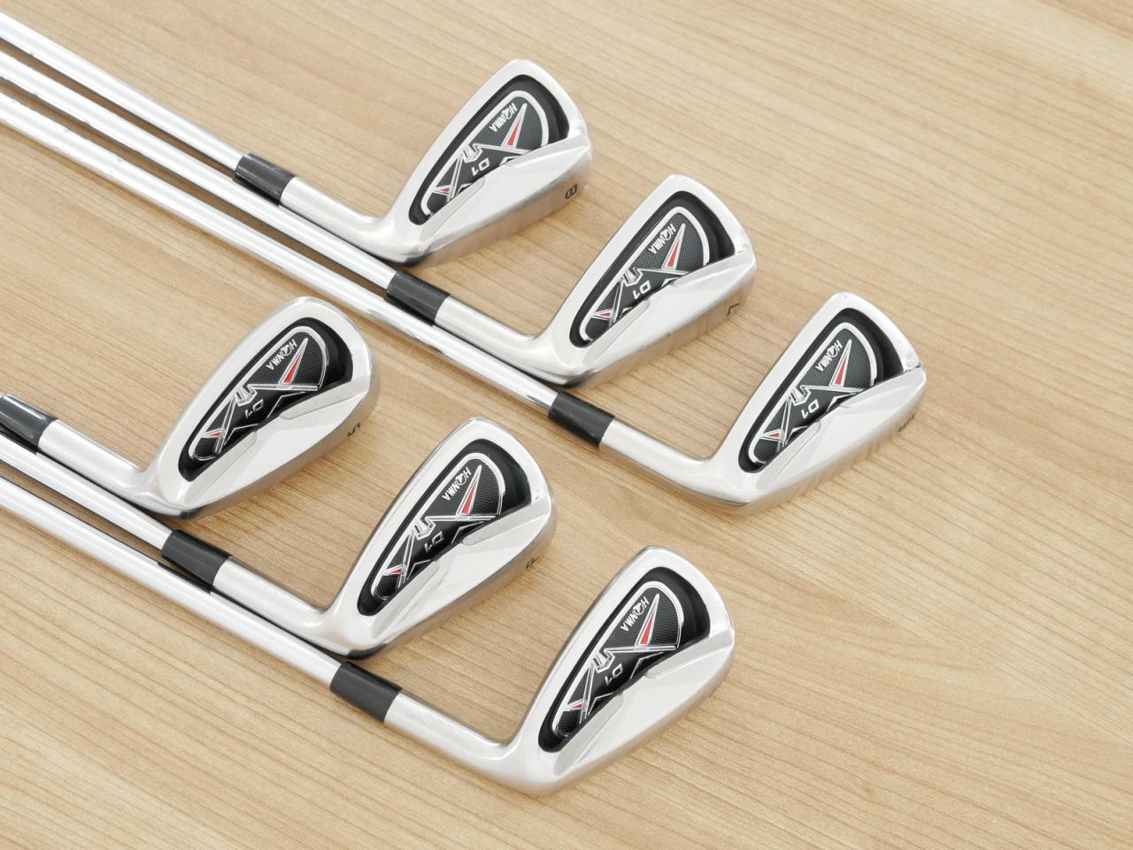 Iron set : Honma : ชุดเหล็ก Honma D1 มีเหล็ก 6-Pw,Sw (6 ชิ้น) ก้านเหล็ก NS Pro 950 Flex S
