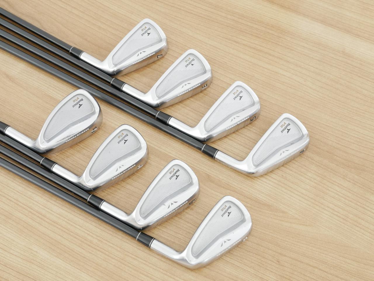 Iron set : Tourstage : ชุดเหล็ก Tourstage VIQ (Forged) มีเหล็ก 4-Pw,Aw (8 ชิ้น) ก้านกราไฟต์ Flex S