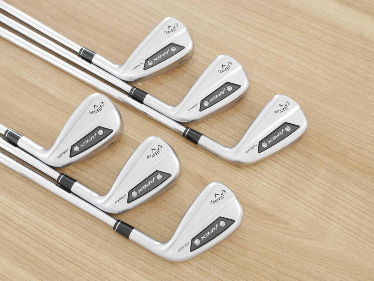 Iron set : Callaway : ชุดเหล็ก Callaway APEX Ai200 Forged (รุ่นล่าสุด ออกปี 2024) มีเหล็ก 5-Pw (6 ชิ้น) ก้านเหล็ก NS Pro 950 NEO Flex S
