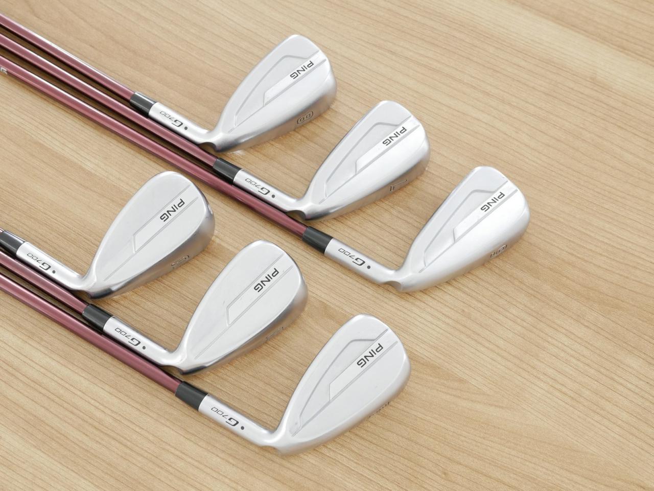 Iron set : Ping : ชุดเหล็ก Ping G700 (ปี 2019 Japan Spec. ใบใหญ่ ง่ายที่สุด ไกลที่สุดของ Ping) มีเหล็ก 6-Pw,Aw (6 ชิ้น) ก้านกราไฟต์ Mitsubishi FUBUKI Flex R