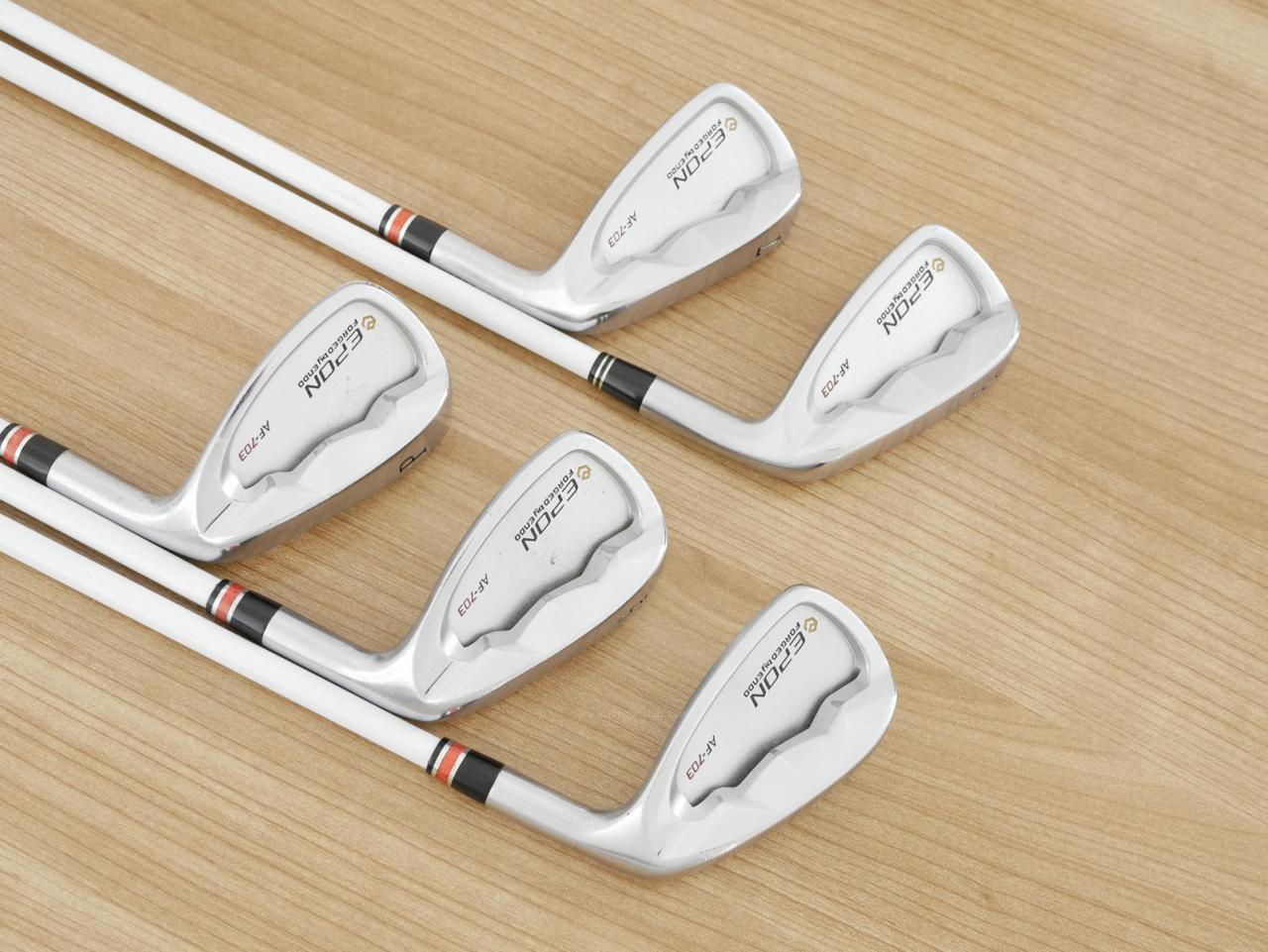 Iron set : Epon : ชุดเหล็ก EPON AF-703 Forged มีเหล็ก 6-Pw (5 ชิ้น) ก้านกราไฟต์ Fujikura Air Speeder Plus (อ่อนและเบามากๆ)