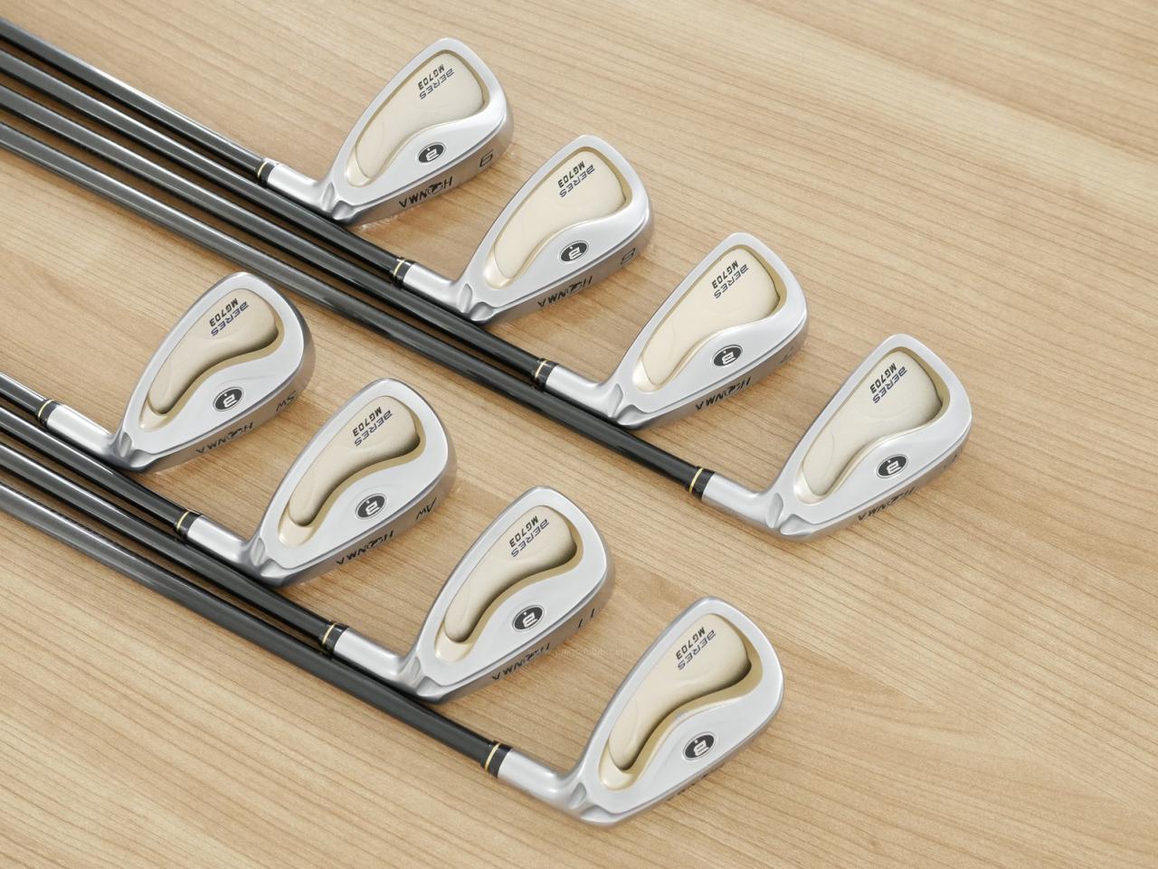 Iron set : Honma : ชุดเหล็ก Honma Beres MG703 (หน้าเด้ง) มีเหล็ก 6-11,Aw,Sw (8 ชิ้น เทียบเท่า 3-Pw) ก้าน ARMRQ UD49 Flex R (1 ดาว)