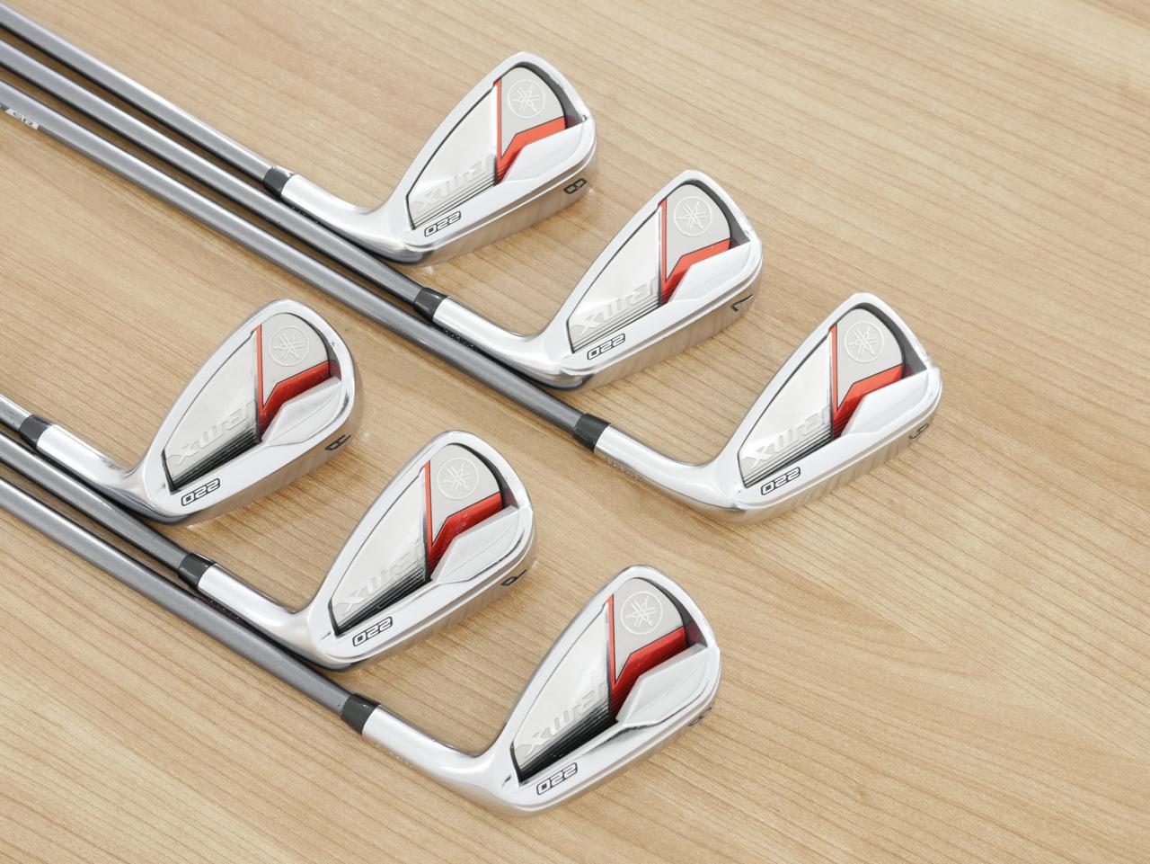 Iron set : Yamaha : ชุดเหล็ก Yamaha RMX 220 (ปี 2021 หน้าเด้ง ตีไกลมาก) มีเหล็ก 6-Pw,Aw (6 ชิ้น) ก้านกราไฟต์ Flex SR