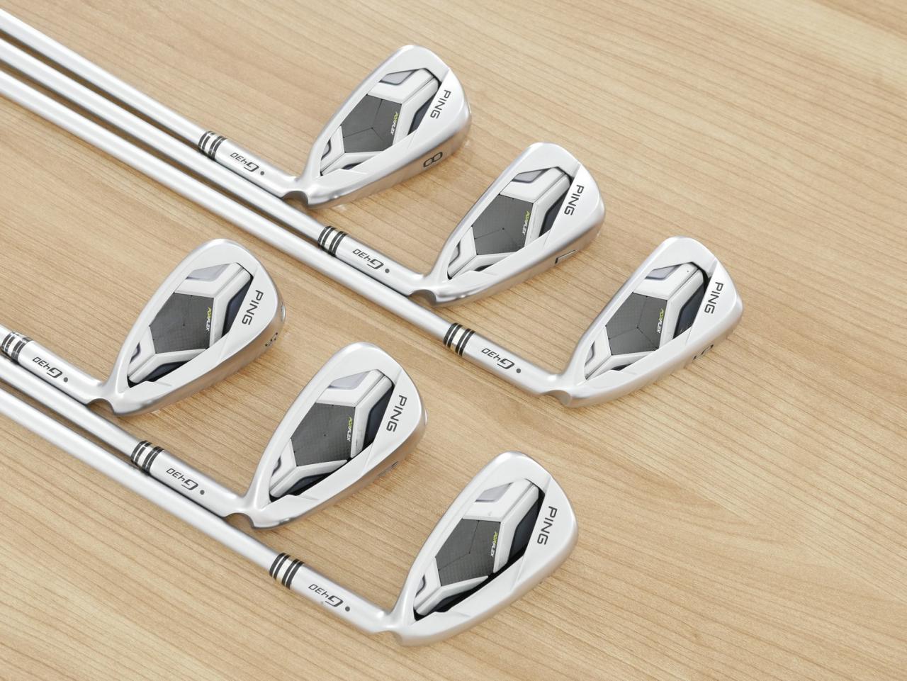 Iron set : Ping : ชุดเหล็ก Ping G430 (ออกปี 2023 Japan Spec. ใบใหญ่ ง่าย ไกล) มีเหล็ก 6-W,45 (6 ชิ้น) ก้านกราไฟต์ Fujikura MCI 60 Flex R