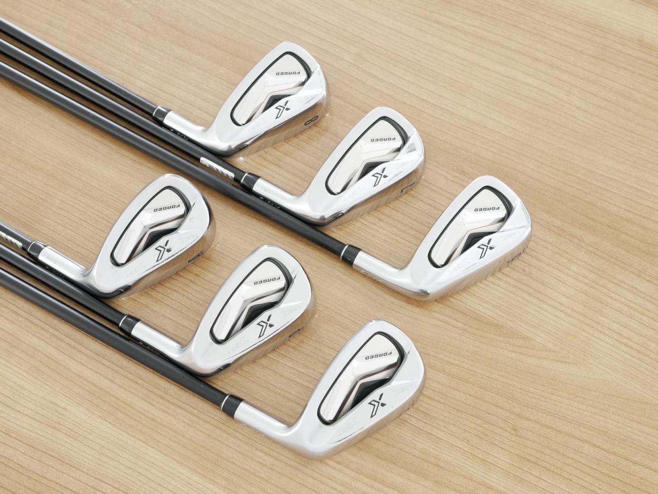 Iron set : XXIO : ชุดเหล็ก XXIO X Forged (รุ่นปี 2021) มีเหล็ก 6-Pw,Aw (6 ชิ้น) ก้านกราไฟต์ Miyazaki AX-1 Flex S