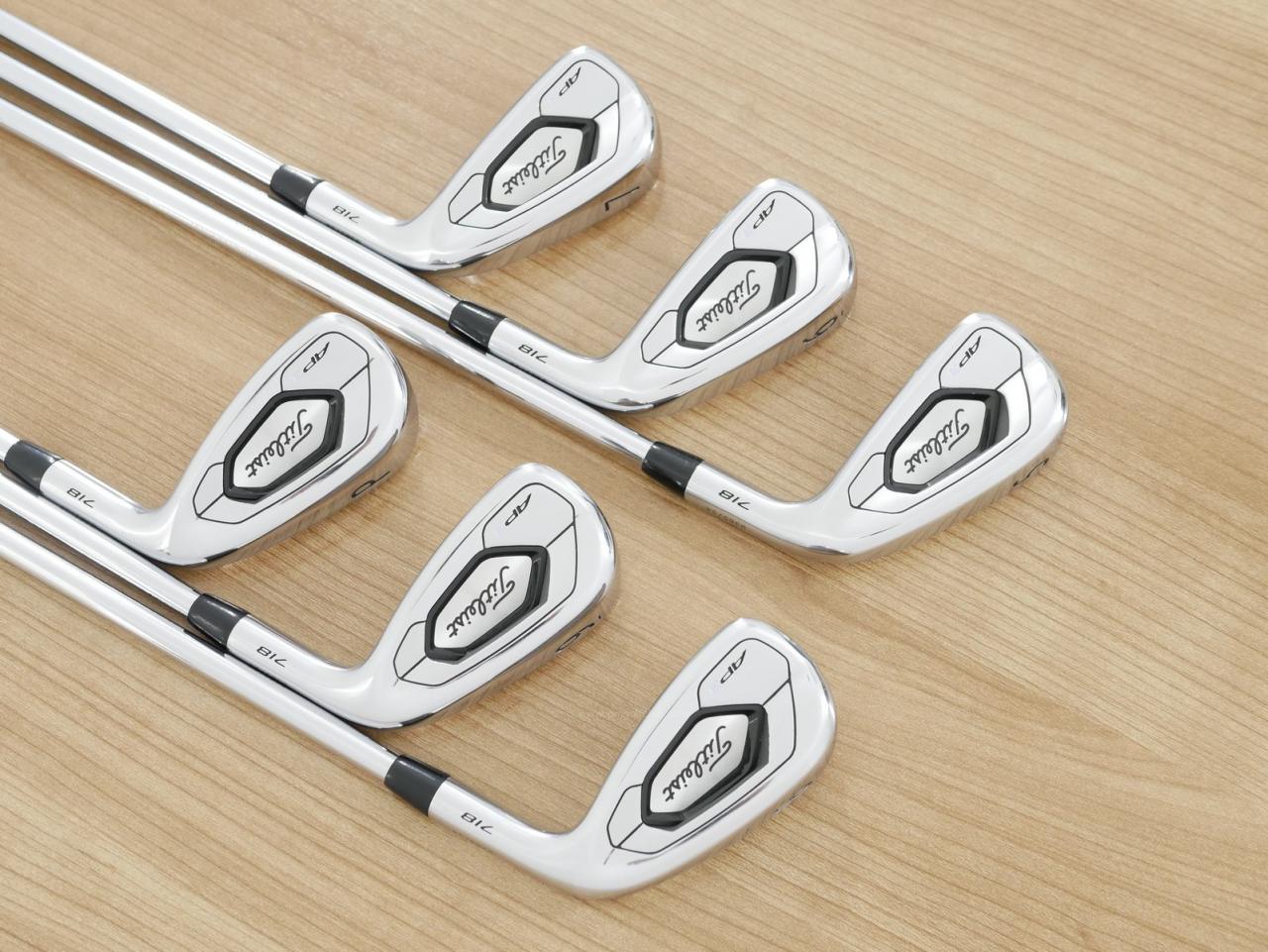 Iron set : Titleist : ชุดเหล็ก Titleist AP3 718 (ออกปี 2018) มีเหล็ก 5-Pw (6 ชิ้น) ก้านเหล็ก NS Pro Zelos 7 Flex R