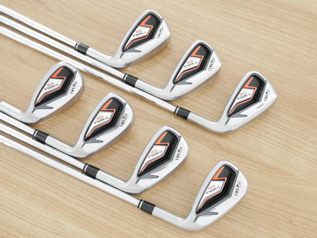 Iron set : Honma : ชุดเหล็ก Honma Tour World GS (ออกปี 2021 ใบใหญ่ ตีง่าย ไกล) มีเหล็ก 6-11,Sw (7 ชิ้น) ก้านเหล็ก NS Pro Zelos Flex S