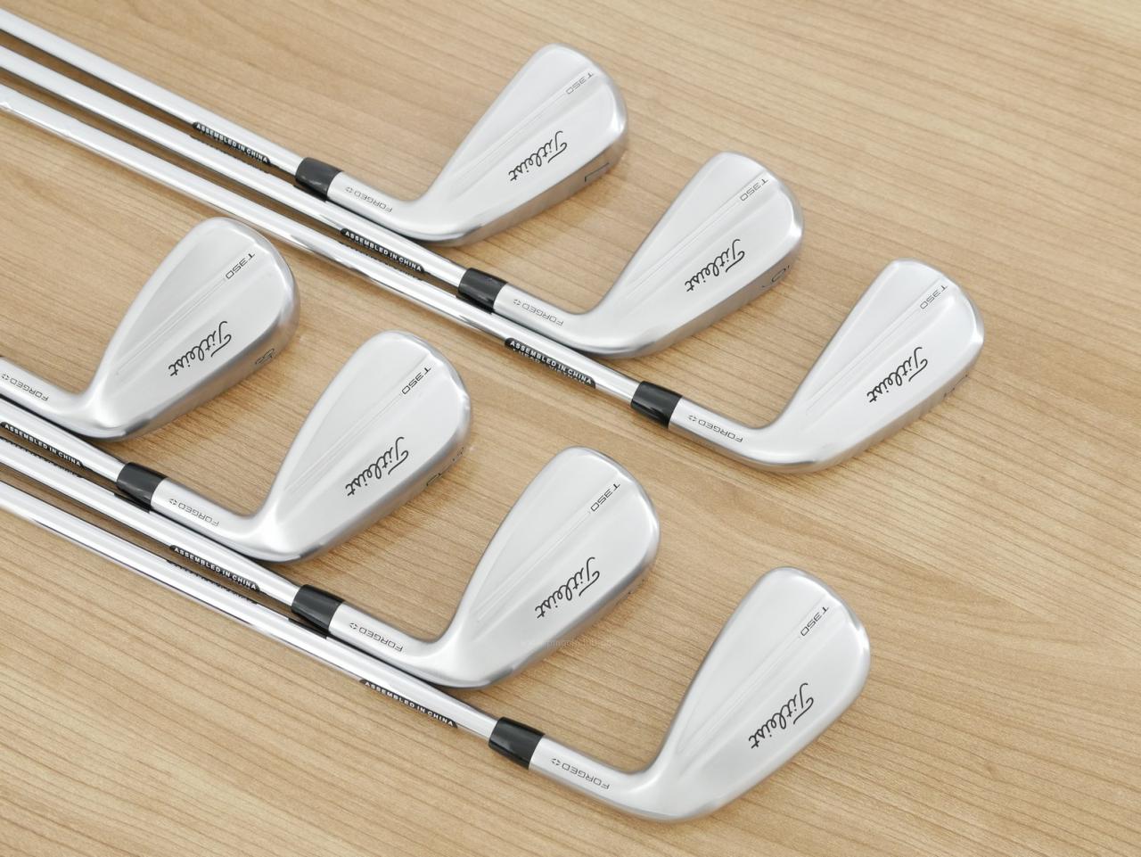 Iron set : Titleist : ชุดเหล็ก Titleist T350 Forged (รุ่นใหม่ล่าสุด ออกปี 2025) มีเหล็ก 5-Pw,48 (7 ชิ้น) ก้านเหล็ก NS Pro ZELOS 8 Flex S