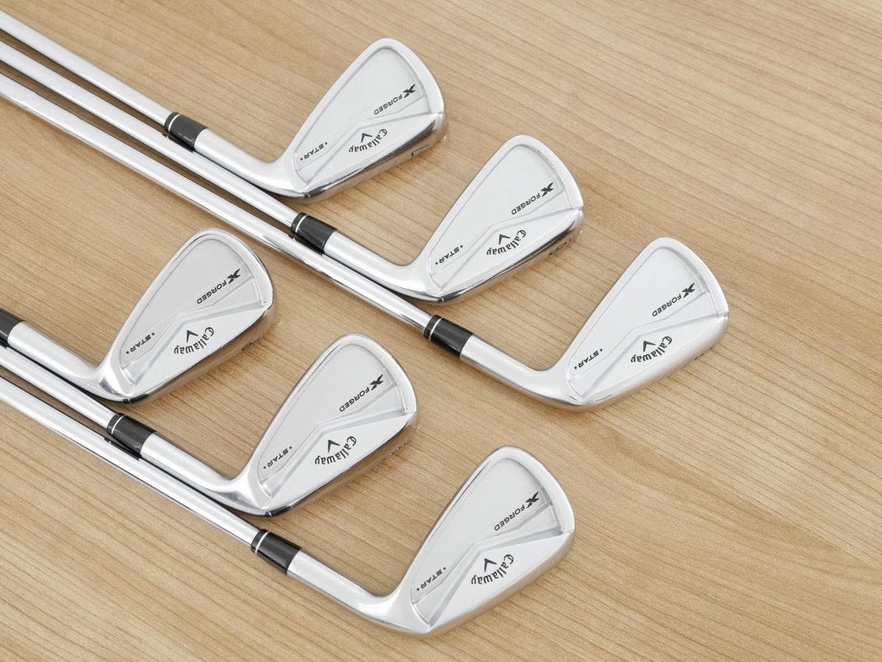 Iron set : Callaway : ชุดเหล็ก Callaway X Forged Star (ออกปี 2024) มีเหล็ก 5-Pw (6 ชิ้น) ก้านเหล็ก NS Pro 950 NEO Flex S
