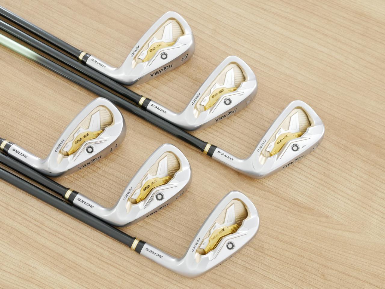 Iron set : Honma : ชุดเหล็ก Honma Beres IS-02 (หน้าเด้ง Forged) มีเหล็ก 6-11 (6 ชิ้น เทียบเท่า 5-Pw) ก้าน ARMRQ 6 (45) Flex R (2 ดาว)
