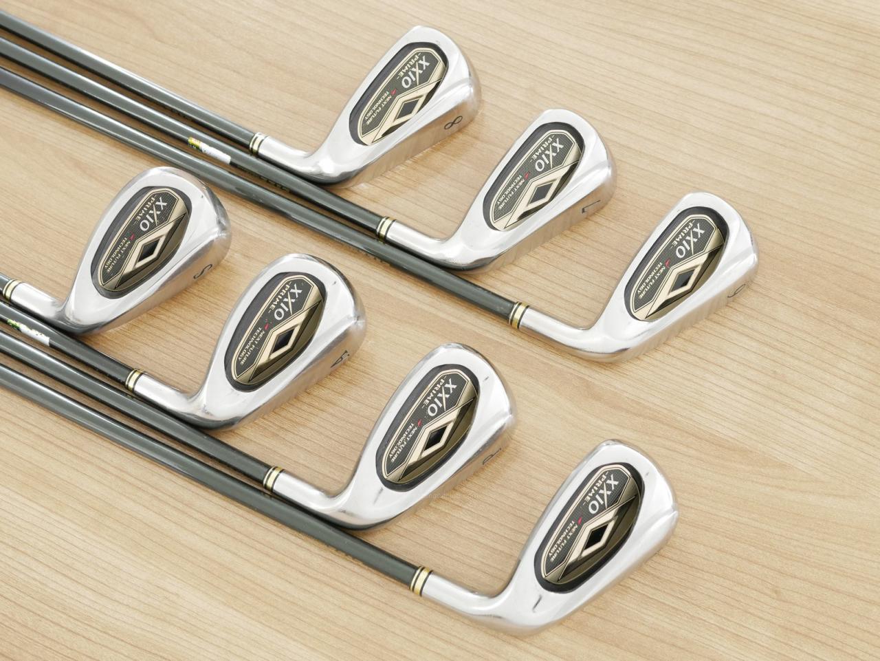 Iron set : XXIO : ชุดเหล็ก XXIO Prime 7 (รุ่นท๊อปสุด ตีง่าย ไกล) มีเหล็ก 6-Pw,Aw,Sw (7 ชิ้น) ก้านกราไฟต์ SP-700 Flex R